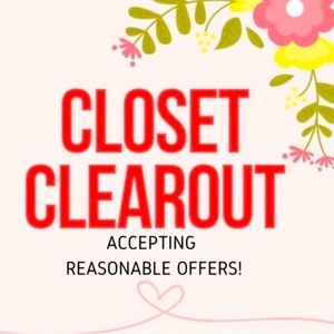Clearing closet space to make room for additional items - make an offer, thanks!